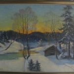 496 8051 Oljemålning